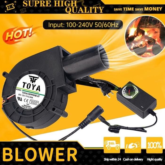 TOYA Kipas Blower Kompor Oli Bekas Kompor Memasak Mesin Blower Keong Portabel Blower Angin Udara