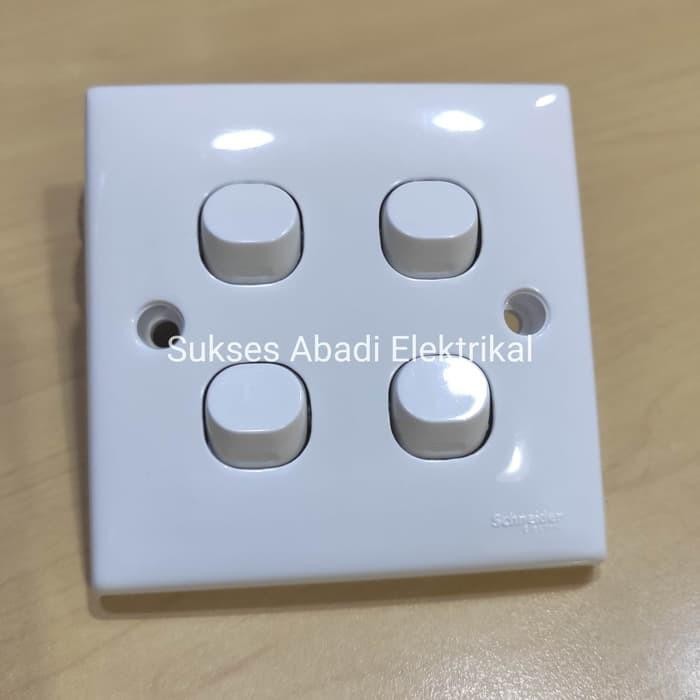 (Expert) Saklar 4Gang Classic Schneider