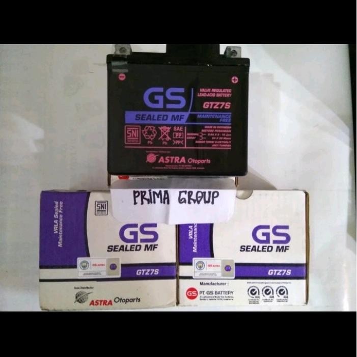 AKI ACCU GTZ7S GS ASTRA VARIO 150 SATRIA FU