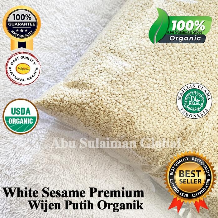 

New Wijen Putih Premium 500 gram / Natural White Sesame Premium 500gr