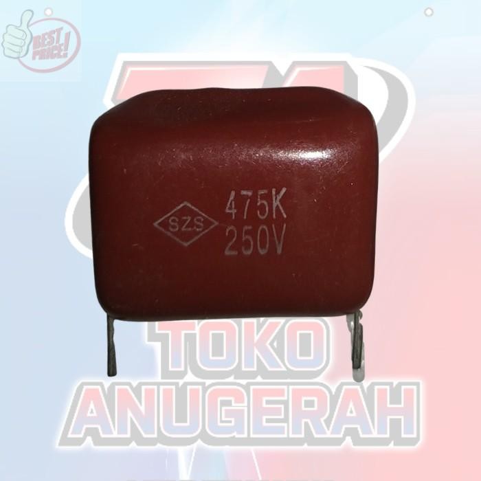 (Expert) KAPASITOR 475K 250V / 475K250V SZS TYPE LAMA