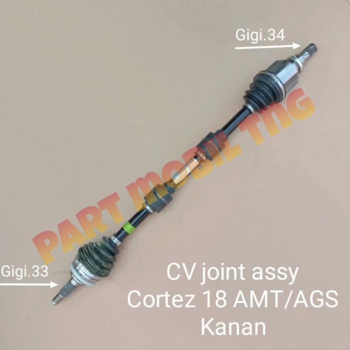 Cv Joint Assy Drive Shaft As Roda Depan Wuling Cortez 18 Mt/At Kanan/Kiri