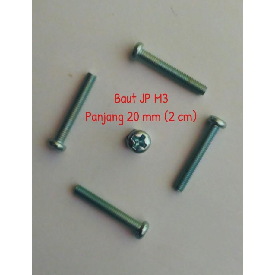 [Expert] Baut JP M3 Panjang 20mm
