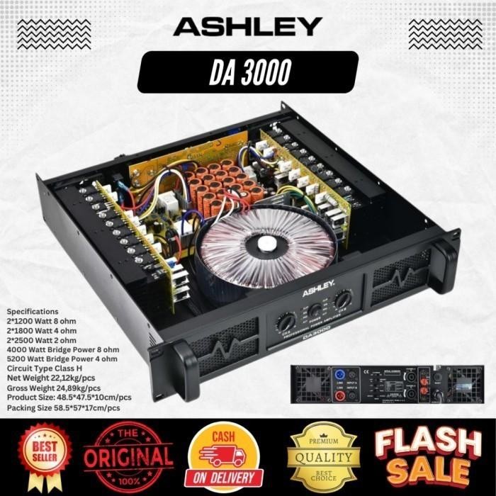 Power Amplifier Ashley Da 3000
