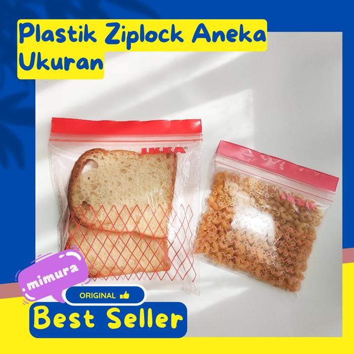 Plastik Ziplock Plastik Klip Makanan Food Grade Tebal Besar IKE ISTD