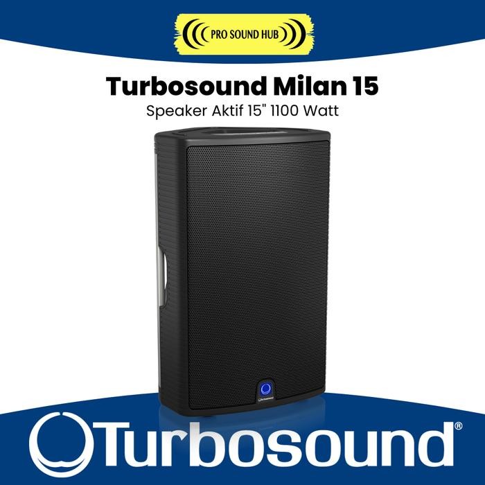 Turbosound Lan M15 M-15 Lan15 Active Speaker Aktif 15 In 15"