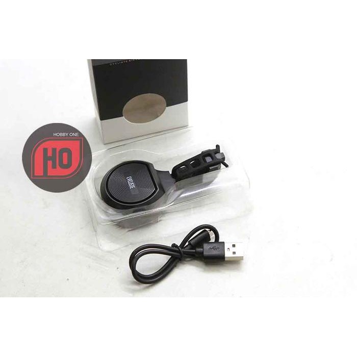 CYCLISTE BICYCLE HORN ALARM Bell Electric Maxi USB Black - Bel Sepeda