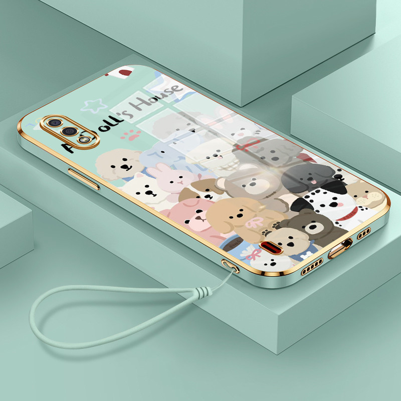 Casing Hp Untuk Samsung Galaxy A01 M01 Core A01 Core Case Boneka binatang Kasing Softcase mata Kesin