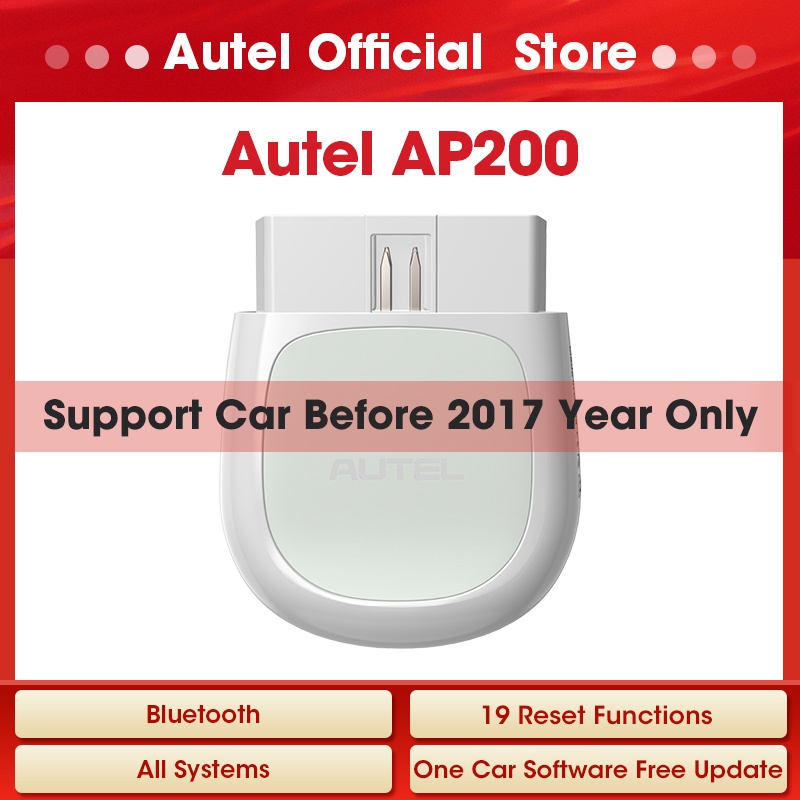 TUY Autel AP200 Bluetooth OBD2 Scanner Automotivo OBD 2 TPMS Code Reader Car Diagnostic Tool Full Sy
