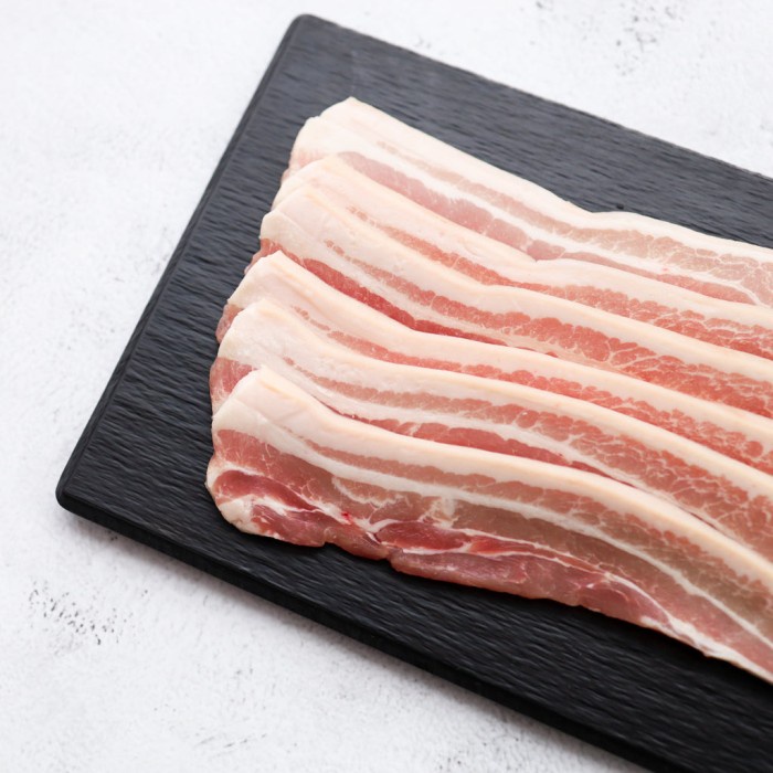 

PORK BELLY / SAMCAN SAMGYEOPSAL IMPOR (DANISH CROWN) SLICE - 500 GRAM KODE 53