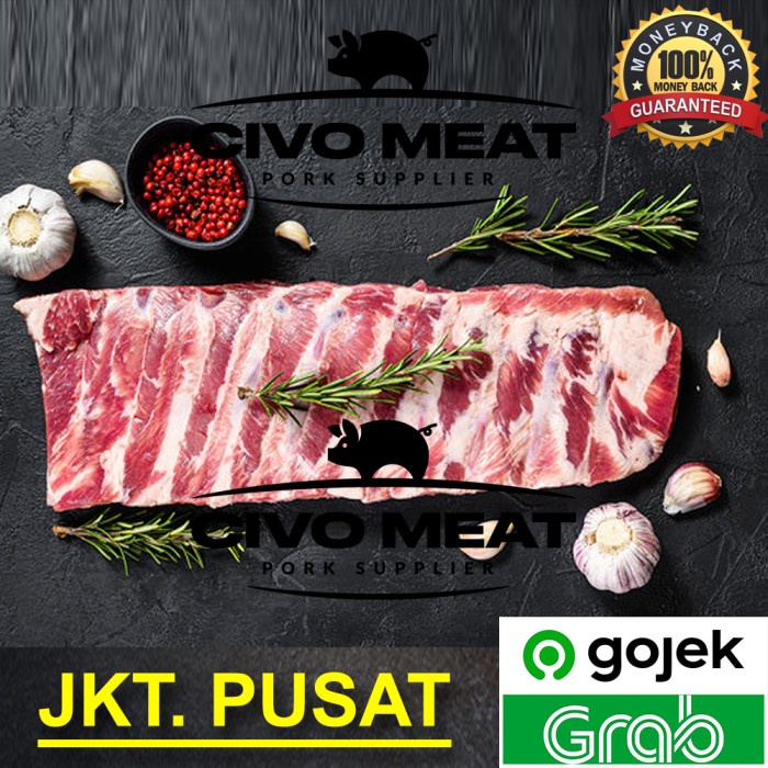 

PORK RIBS BARBEQUE SLAB / IGA MURNI BAKAR (NURI'S / TONY ROMAS) 1KG KODE 295