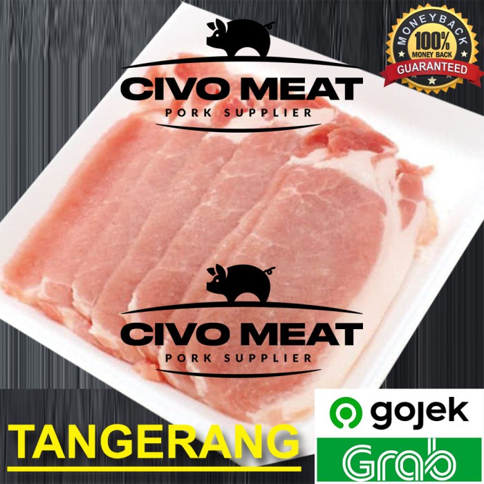 

KARBONAT SLICE / PORKLOIN (DAGING BABI MENTAH) KODE 309
