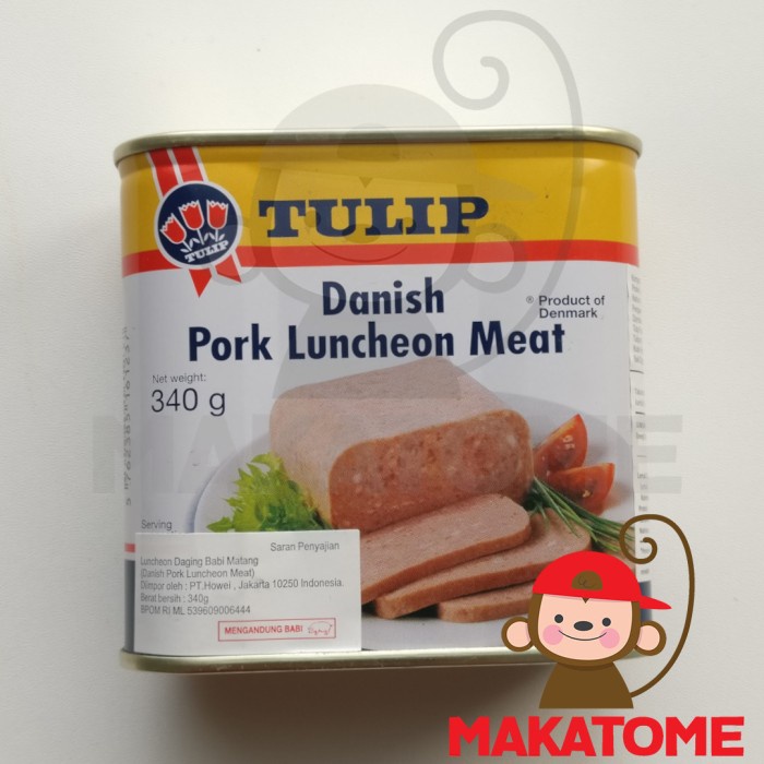

TULIP DANISH PORK LUNCHEON MEAT 340GR DAGING MALING BABI 340 G GR KODE 1347