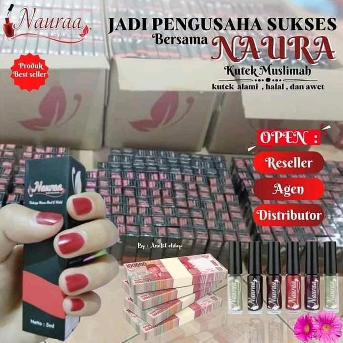 PAKET GROSIR 25 PCS NAURA KUTEK MUSLIMAH KEMASAN BOTOL PANJANG