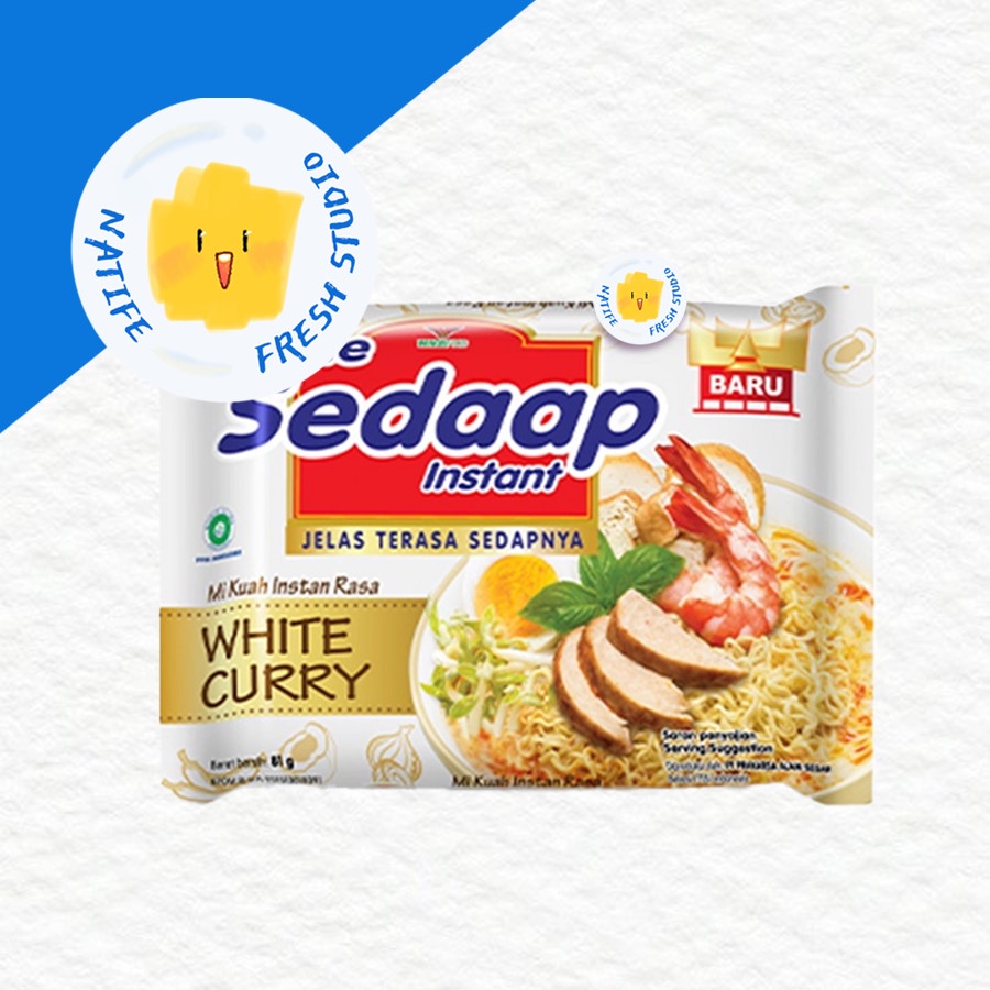Mie SEDAAP Mi KUAH White Curry | SEDAP Kari Putih Noodle Soup