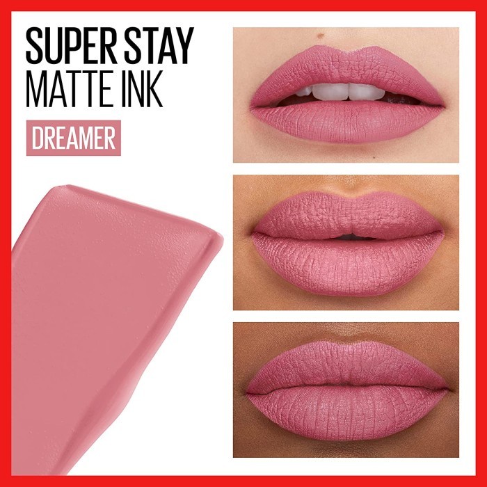 Maybelline New York Super Stay Matte-Dreamer, Warm Pink Neutral, 0.17