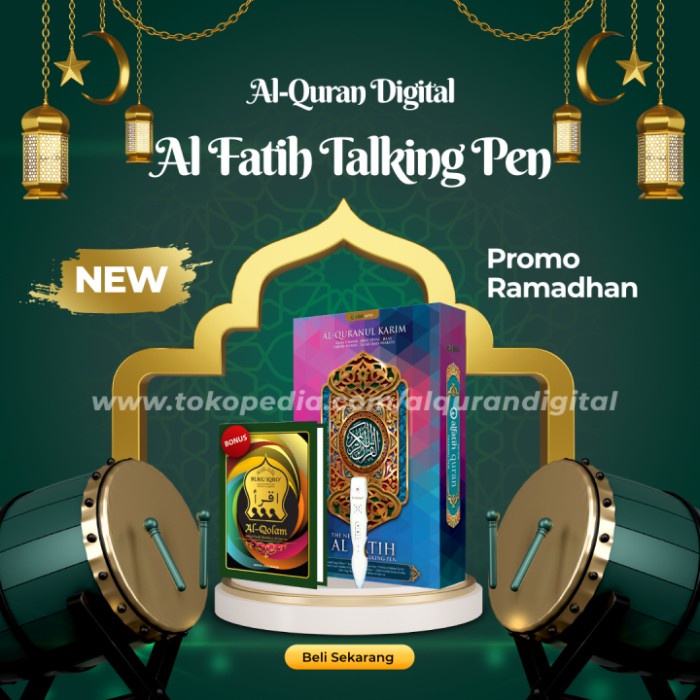 PROMO AL QURAN DIGITAL E PEN + IQRO - ALQURAN DAN TERJEMAHAN PER KATA