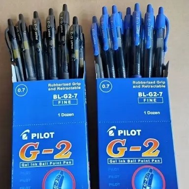 

DISKON SUPER BOLPOIN/PULPEN/PEN PILOT G-2 MODEL CETREK 0.7 MM ( 1 PACK ISI 12PCS) PACKING AMAN