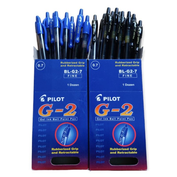 

KUYY [1PACK] PULPEN PILOT G2 0.5/0.7 RETRACABLE / PILOT BL-G2 (12PCS) COD