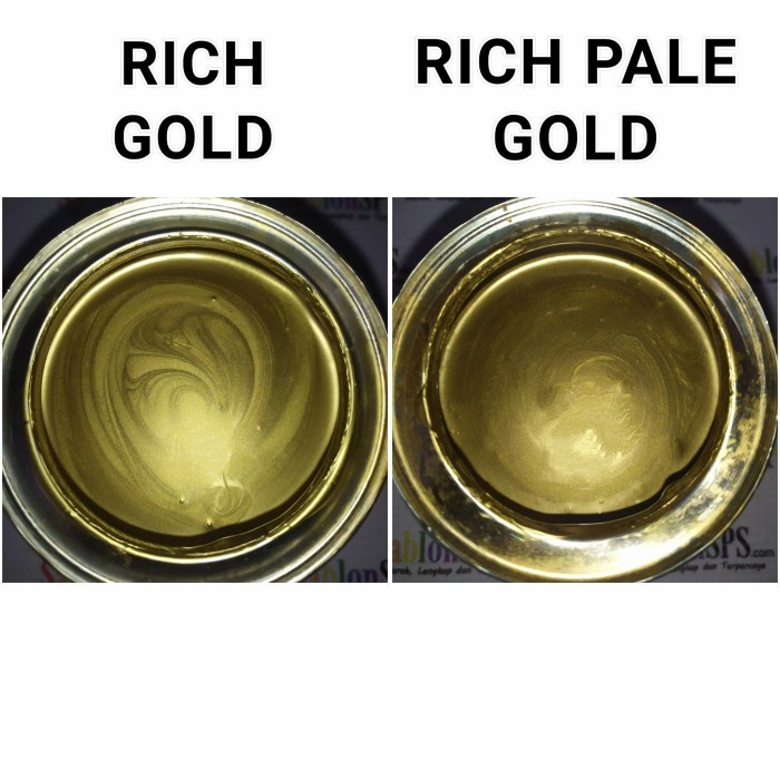 

DISKON SUPER TINTA SABLON PVC SOLVENT BASED 1KG RICH GOLD COD