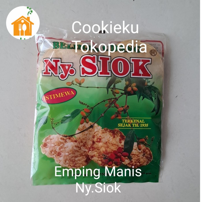 

BARANG TERLARIS Belinjo Udang Ny.Siok 200gr Emping Manis blinjo mlinjo