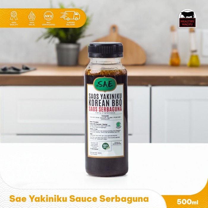 

Terlaris Saos Sae Serbaguna - Yakiniku Sauce Ready