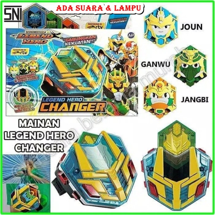 Legend Hero Changer Efek Suara Dan Lampu Hero Piece Mainan Serial Rtv