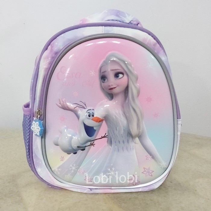 Tas Sekolah Anak Perempuan Paud Play Group Frozen Unicorn Elsa Anna