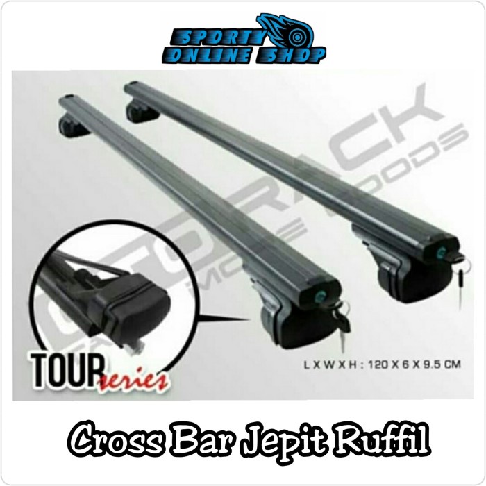 Kaki Rak Atas Mobil Jepit Ruffil