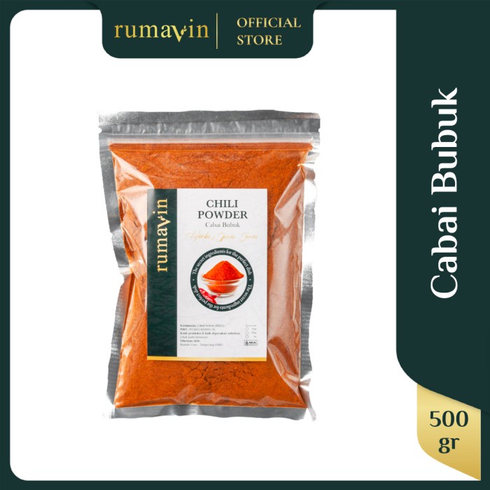 

terbaru !!! rumavin - premium rempah chili powder / cabai bubuk ready
