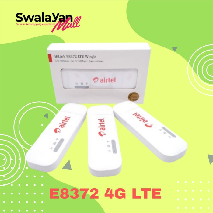 Modem Wifi 4G LTE E8372 Wingle Unlock All Operator