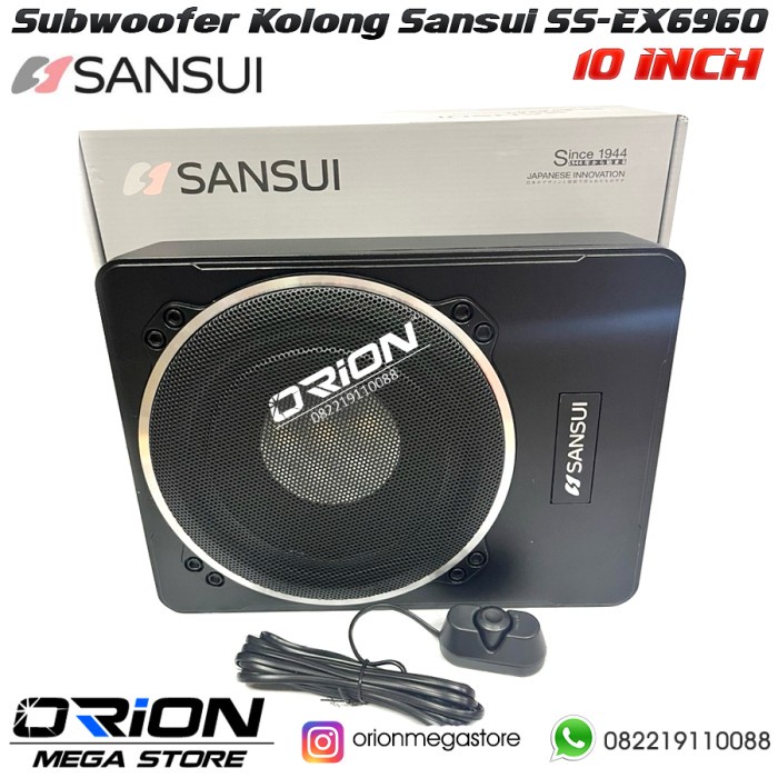 Subwoofer Kolong Aktif Sansui 10 inch Subwoofer Slim 10 Aktif Sansui