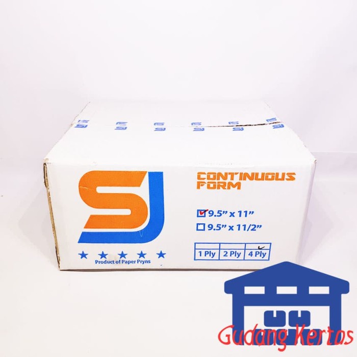 

CONTINUOUS FORM 9.5 X 11 4PLY SJ STANDAR