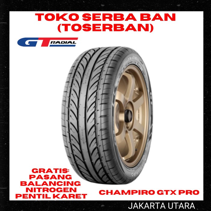 Ban Mobil Gt Radial 205/55 R16 205 55 16 Champiro Gtx Pro Voucher