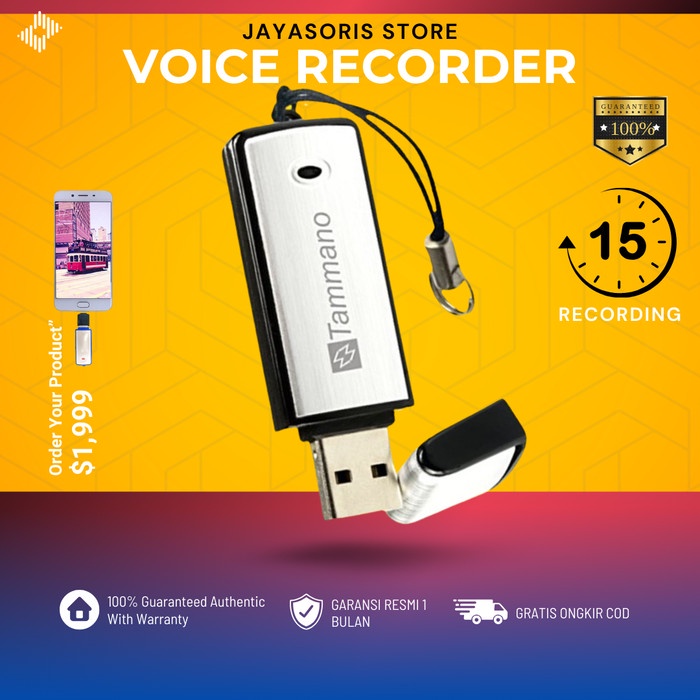 Alat Perekam Suara Mini Voice Recorder Alat Penyadap Sadap Suara 63