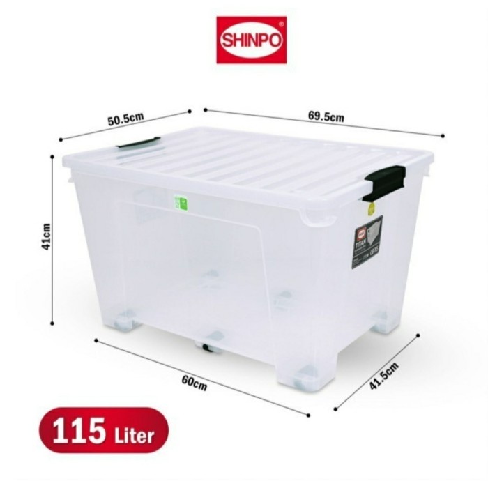 Container box Shinpo CB 115 - Bening Transparan