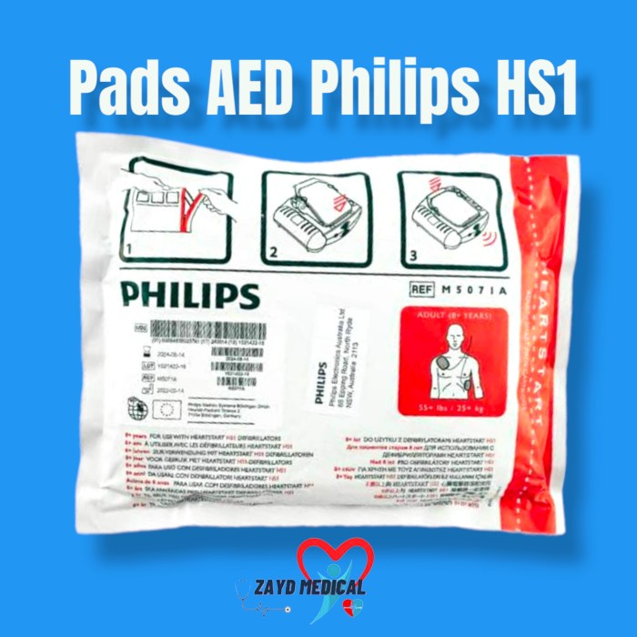 Pads Aed Hs1 Philips / Aed Pads Philips Hs One