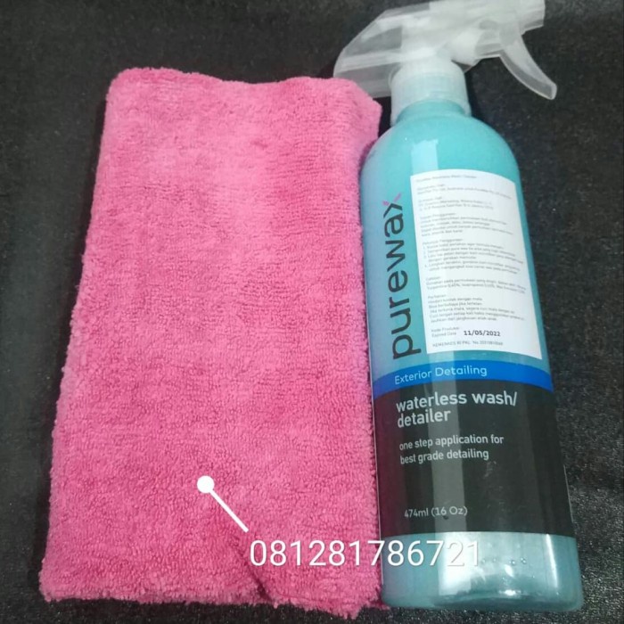 Purewax Waterless Pembersih Mobil Interior Dan Eksterior Pure 474Ml