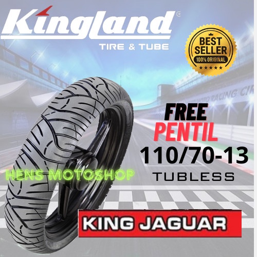 Ban Kingland 110/70 Ring 13 // Ban Depan Nmax Pcx // Free Pentil