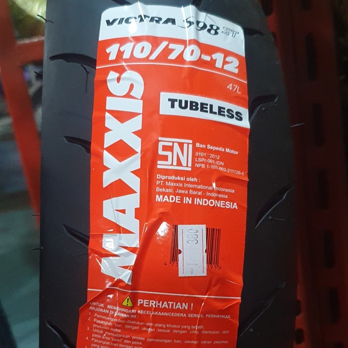 Ban Maxxis Victra 110/70 - 12 . Ban Vespa Sprint Primavera Ksr Scoopy