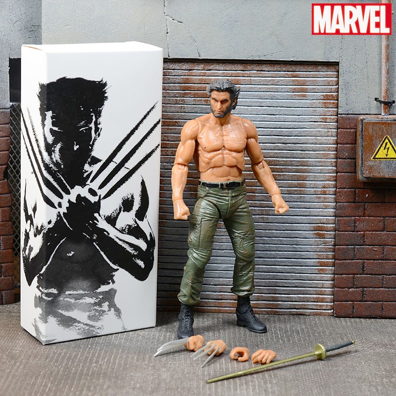 HAL Marvel Wolverine Logan James Howlett 7" Action Figure Movie X-men Film Samurai Mutant Toys Dolls