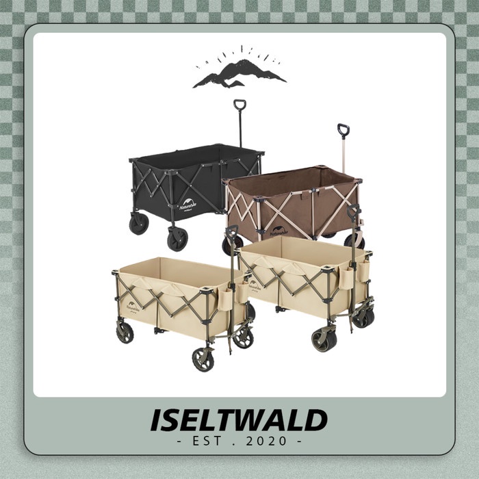TERMURAH - TROLI LIPAT NATUREHIKE NH20PJ005 FOLDING CAMPING TROLLEY