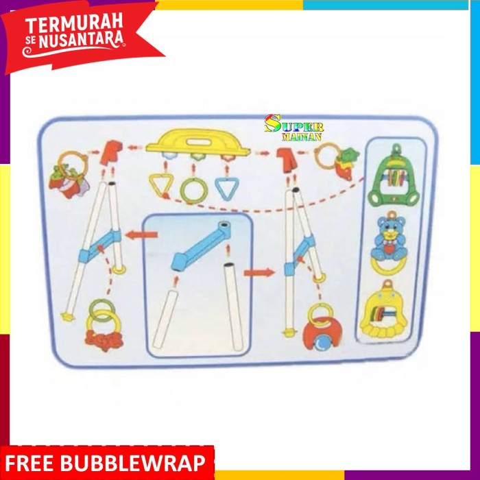 Mainan Edukasi Anak Bayi Umur 1 2 3 4 5 6 9 Bulan Laki Laki Perempuan