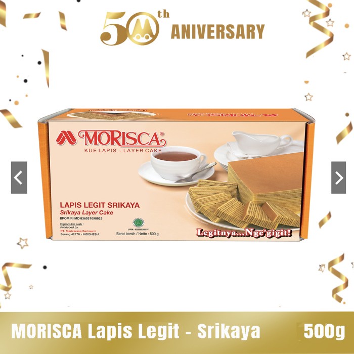 

MORISCA LAPIS LEGIT SRIKAYA 500GR KODE 817