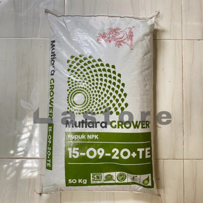 PUPUK MEROKE NPK MUTIARA GROWER 50 KG KEMASAN PABRIK