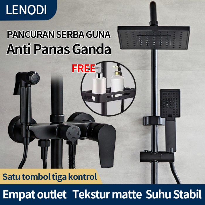 Paloma - Shower Tiang Set Panas-Dingin/Shower Kamar Mandi Set Dengan Faucet