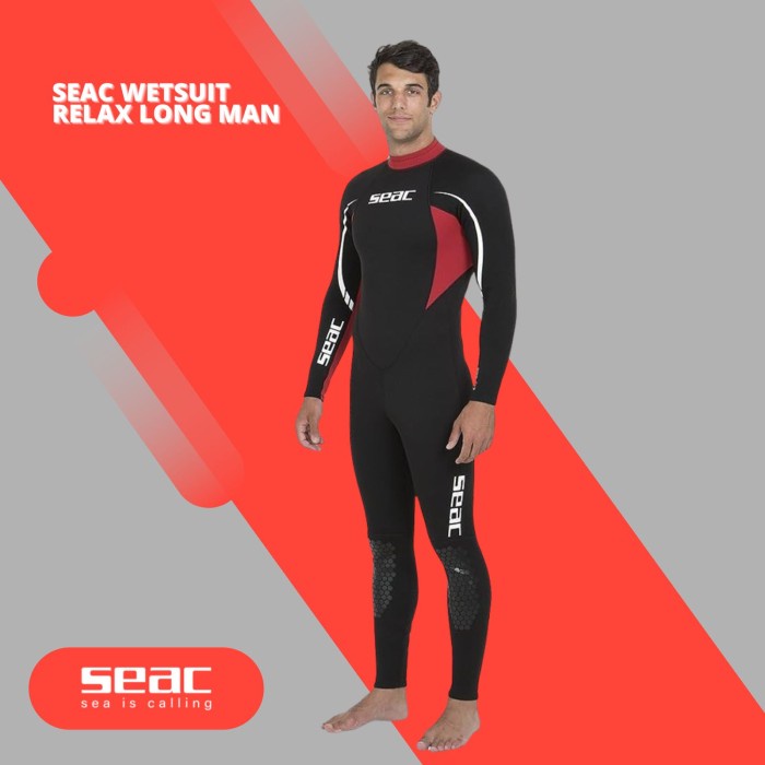 HOT SALE SEAC WETSUIT RELEX LONG FOR MAN / WETSUIT DIVING / SCUBA DIVING