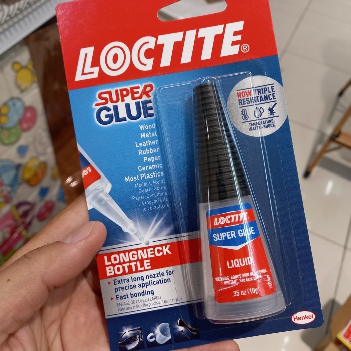 

Loctite lem vanes rubber panahan super glue liquid 5G longneck