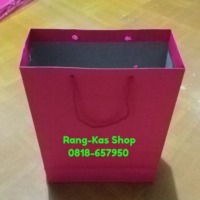 

Paper bag PINK Folio karton Duplex Tebal