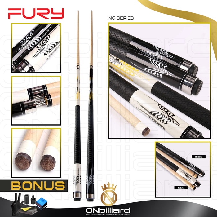 Fury MG Series Cue Stick Stik Play Billiard Biliar Biliyar Fury